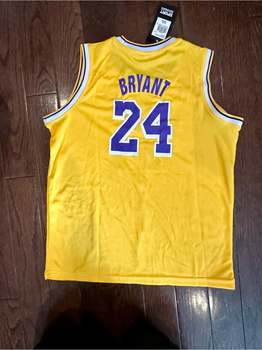 NWT Los Angeles Lakers #24 Jersey & Shorts Set | Big Kids 2XL | Kobe Bryant - Picture 3 of 6